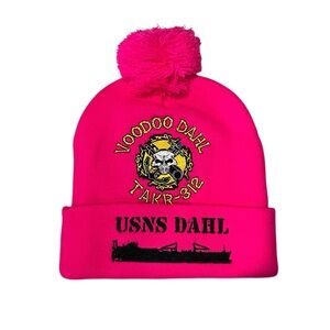 Hot Pink Voodoo DAHL TSKR-312 USNS DAHL BEANIE